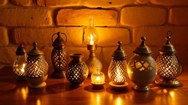 Découvrez 5 modèles de lampes à huile artisanales éclatantes